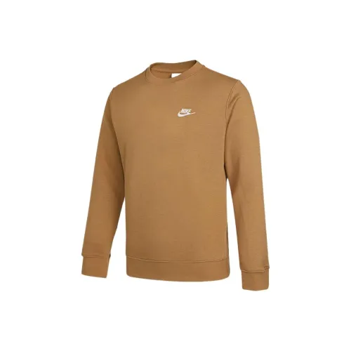 Nike Кофейный Мужской Свитшот