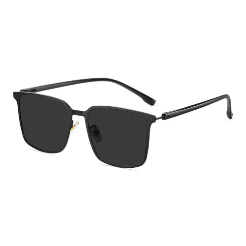 PRETTYALLUSION Нержавеющая сталь Квадратные Солнцезащитные очки Мужские