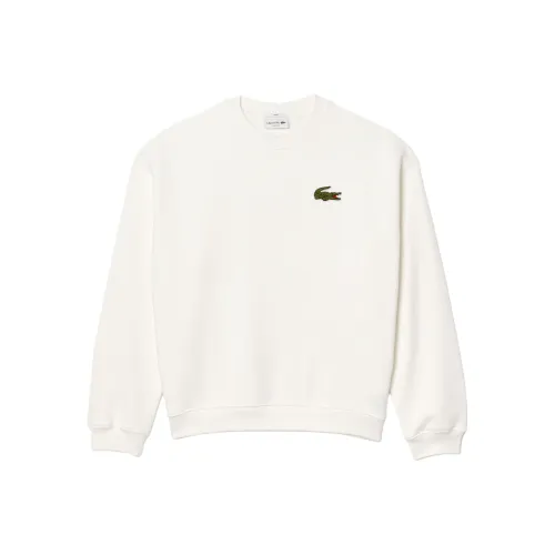 LACOSTE Свитшот Унисекс Белый
