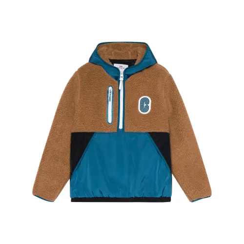 COACH Синий/Желтый Мужские Свитшоты