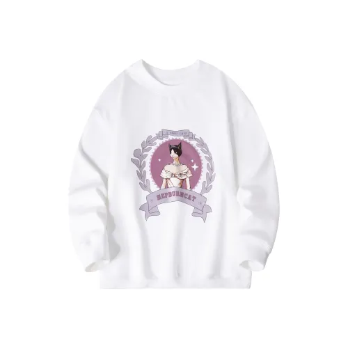 Hepburn Cat Унисекс Свитшоты