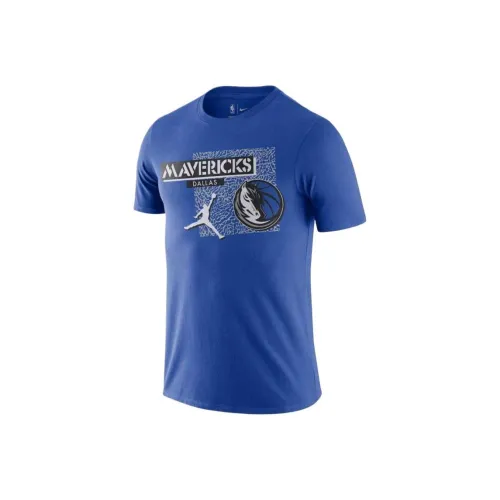 NBA Dallas Mavericks Jordan T-Shirt Мужская Синие
