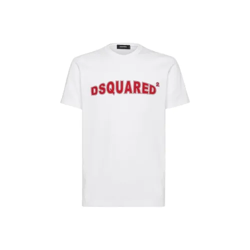 DSQUARED 2 Белый Мужской T-Рубашки