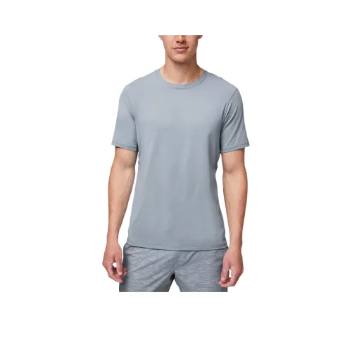 lululemon Drysense Сетка T Рубашка Мужская Джинсовый синий