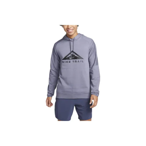 Nike Trail Magic Hour Dri Fit Running Hoodie Hoodie Men's Light Purple