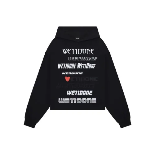 WE11DONE Свитшот Унисекс Черный