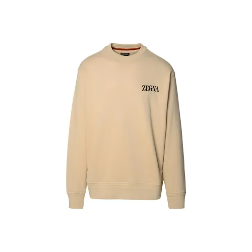 Ermenegildo Zegna Бежевые Мужские Толстовки