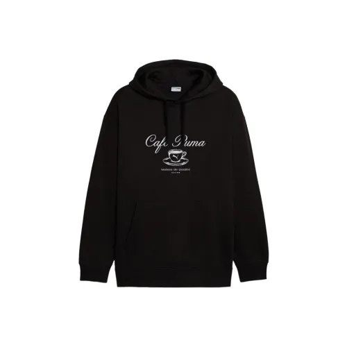 PUMA Classics Cafe Hoodie Fl Черный Мужской Толстовка