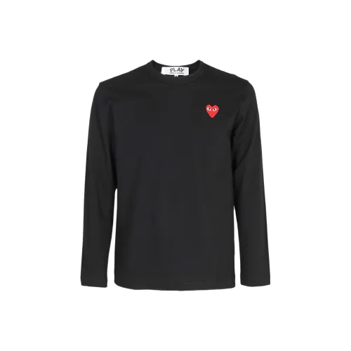 CDG Play Черные Мужские T-Рубашки