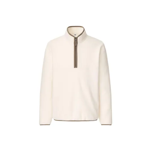 UNIQLO Сливочный Мужской Свитшот