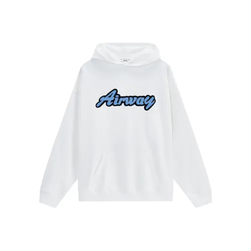 AIRWAY С капюшоном свободный крой худи унисекс