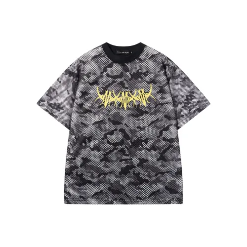 BLIND402 Серый камуфляж Унисекс Т-рубашка