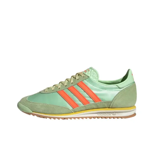 Adidas Originals SL 72 OG Slip-resistant Abrasion-resistant Low Top Casual Women's Green Adidas Originals SL 72 OG Противоскользящий Устойчивый к истиранию Низкий Топ Повседневный Женский Зеленый