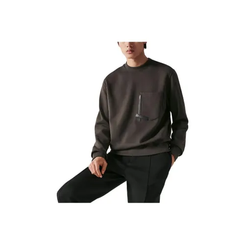 HERMES FW23 Толстовка Мужской Кофейный