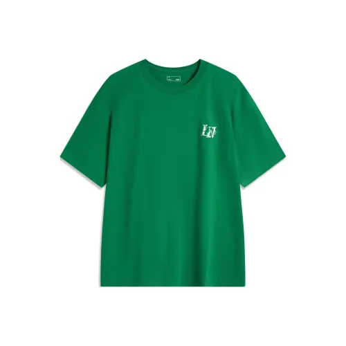 LINING Chinese Culture Series T-Shirt Унисекс Бирюзовый Зеленый