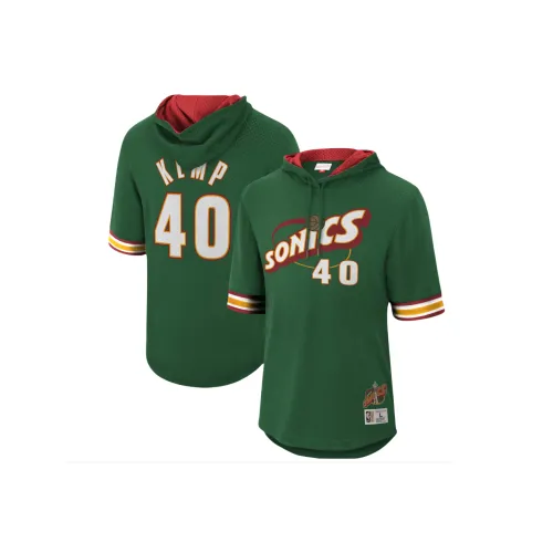 NBA x MITCHELL NESS Shawn Kemp Зеленый Seattle Supersonics T-рубашка Мужская Зеленая