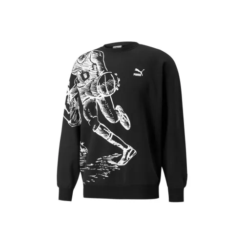 PUMA X Joshua Черные Мужские Свитшоты