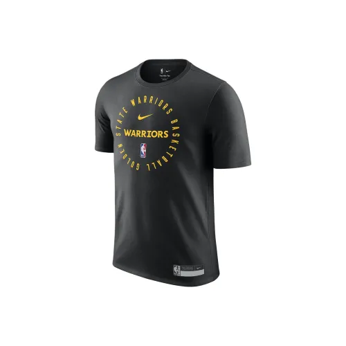 Nike Golden State Warriors DRI Форма NBA T-Shirt Мужской Черный