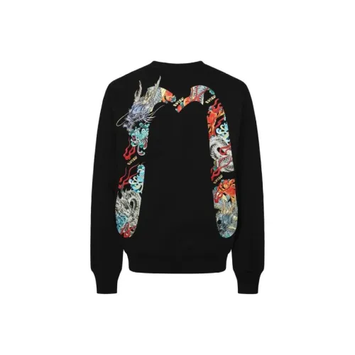 EVISU Черные Мужские Свитшоты