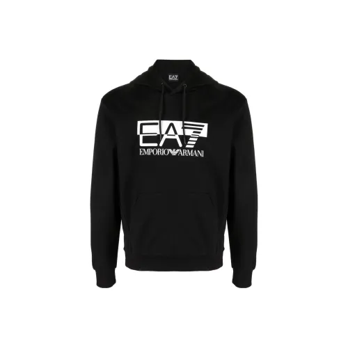 EMPORIO ARMANI Черные Мужские Свитшоты