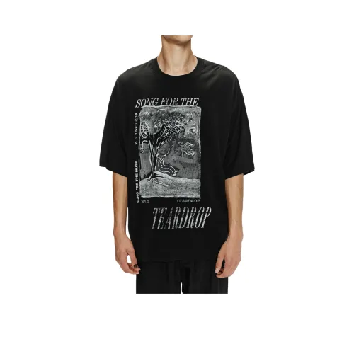 Song for the Mute co-brand FW24 T Рубашка Мужская Черная