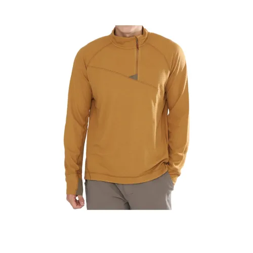 Klattermusen Huge T Рубашка Мужская Горчично-желтая