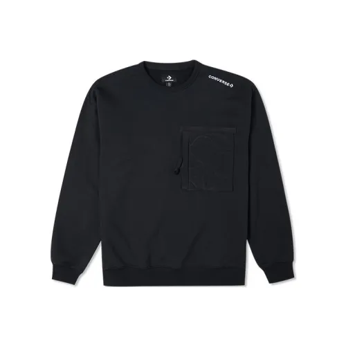 Конверс Черные Мужские Свитшоты