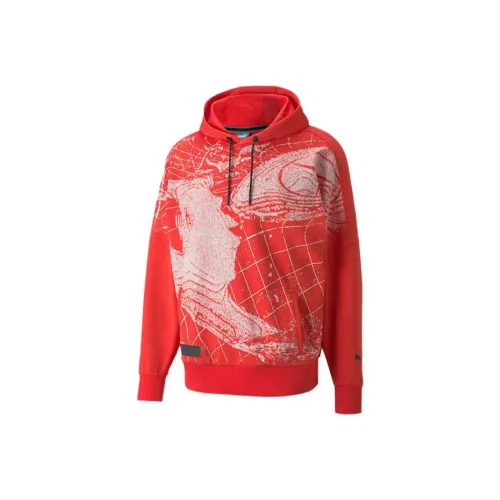PUMA Mercedes F1 Red Men's Hoodies