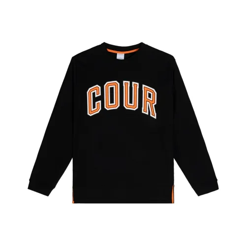 COURTMAN Черный Унисекс Свитшоты