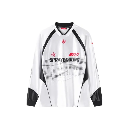 SPRAYGROUND Длинный рукав V-образный вырез футболка унисекс