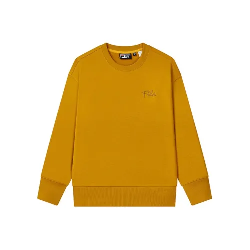 FILA Подсолнечно-желтый Унисекс Свитшоты