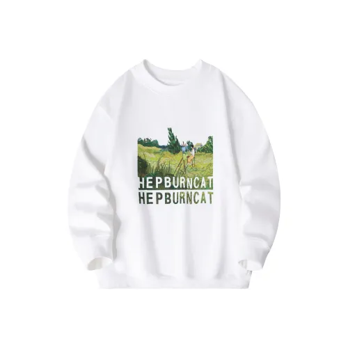 Hepburn Cat Унисекс Свитшоты