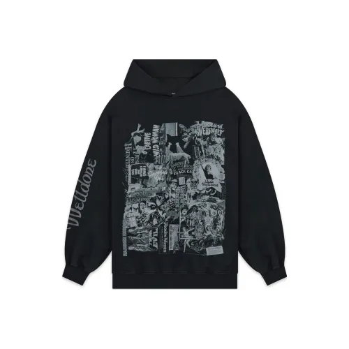WE11DONE Черный Унисекс Свитшоты