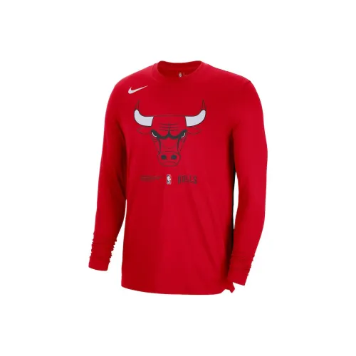 NBA x Nike Chicago Bulls T-Shirt Мужская Университетский Красный