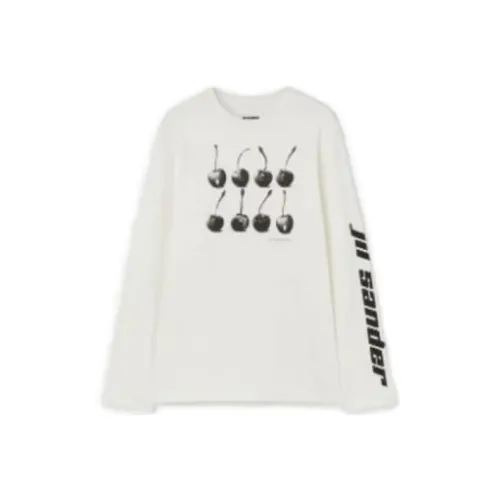 JIL SANDER Белый Мужской Свитшот