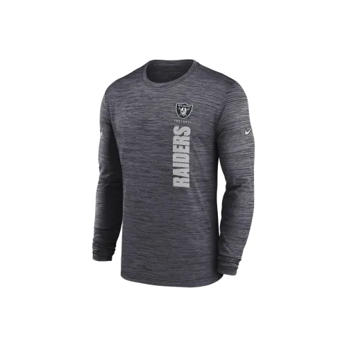 nike Dri FitNFL Las Vegas Raiders Sideline Velocity T Рубашка Мужская Серый