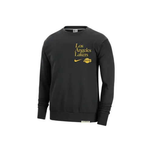 Nike Los Angeles Lakers Стандартный Выпуск Свитшот Los Angeles Lakers Мужской Черный