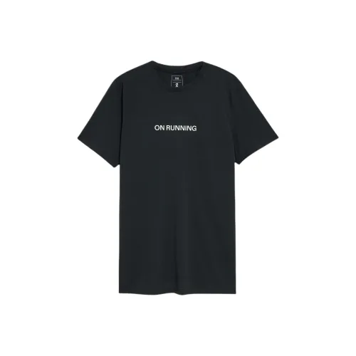 On Running Мужская Черная Футболка