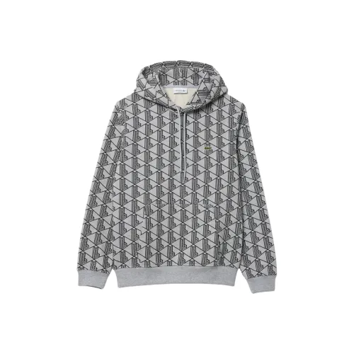 LACOSTE Свитшот Мужской Серый Черный