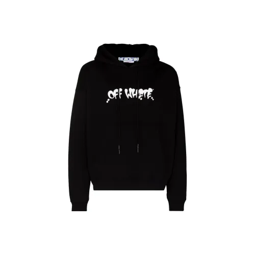 Off Белый Черный Мужские Толстовки