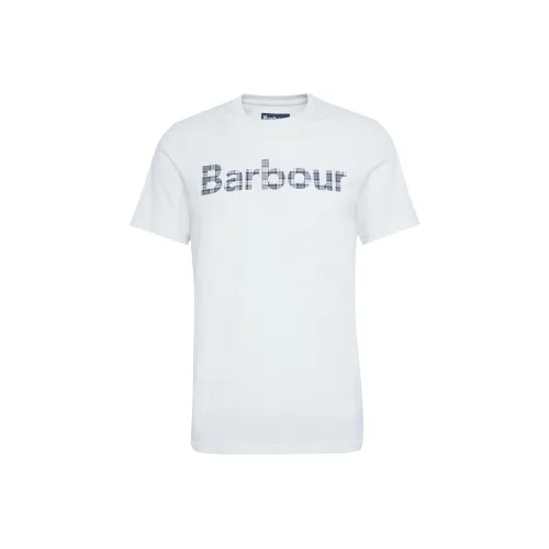 BARBOUR Белая Мужская Футболка