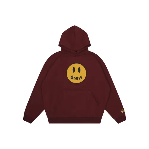 Drew House Smiley Collection Мужские Свитшоты Бордового Цвета