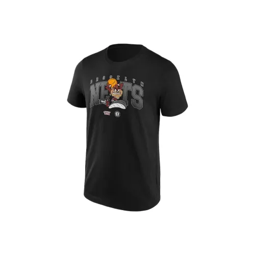 NBA Brooklyn Nets Looney Tunes Taz T Рубашка Мужская Черная
