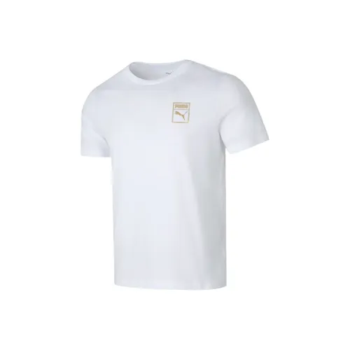 PUMA Белая Мужская Футболка