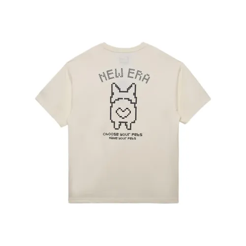 New Era T-Shirt Унисекс Айвори Белый