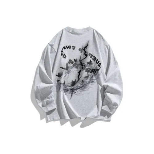 FAVEPOP Длинный рукав Т-рубашка Унисекс