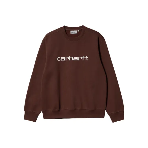 Carhartt WIP Мужские Свитшоты Красно-коричневого цвета