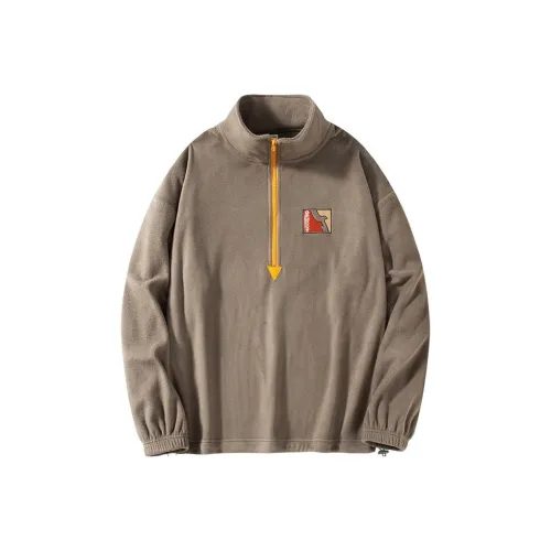 OUTDOOR PRODUCTS Оливково-зеленый Мужские Свитшоты