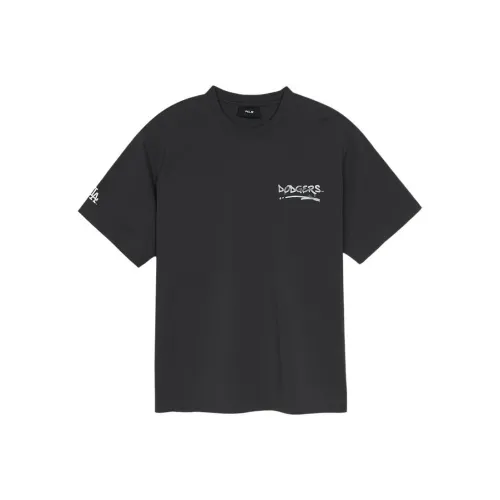 Mlb Base Logo Черная Мужская Футболка