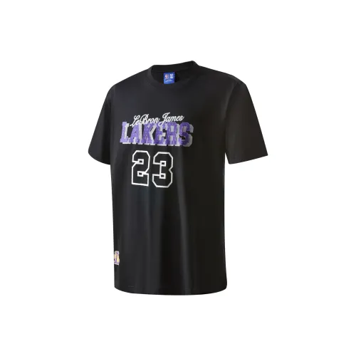 NBA Lakers Черные Унисекс Футболки
